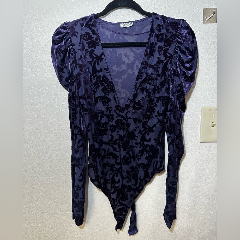Velvet free people bodysuit
